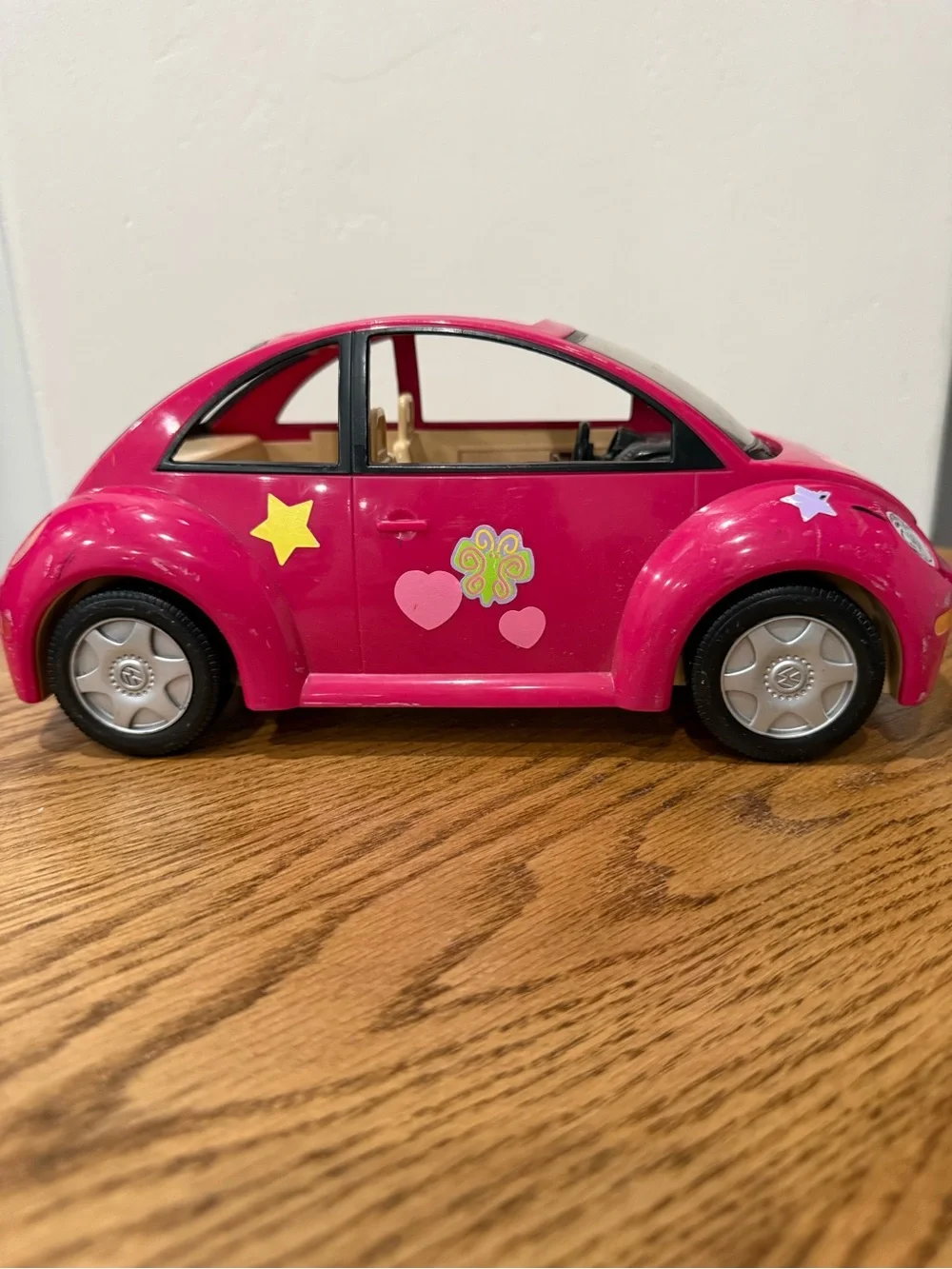 Mattel Pink Floral Beetle Toy Car